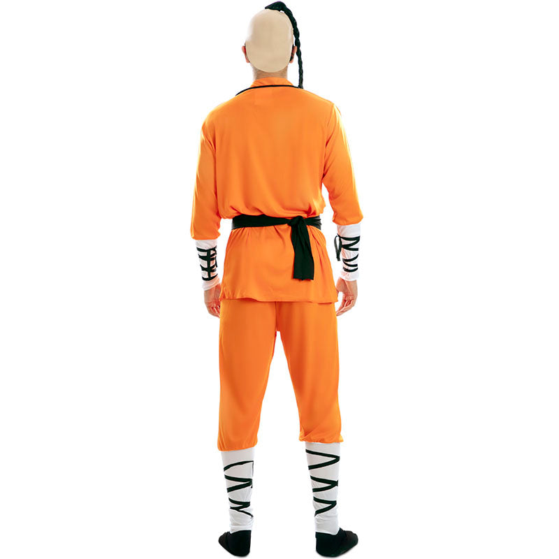 Disfraz de Guerrero Shaolin para hombre Espalda