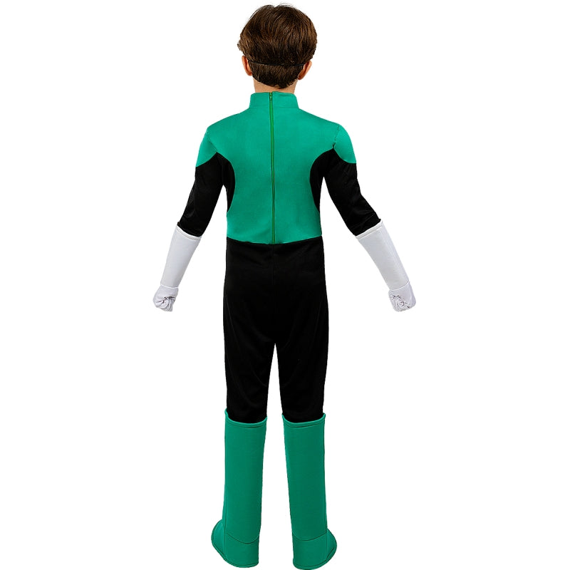 Disfraz de Linterna Verde para niño Espalda