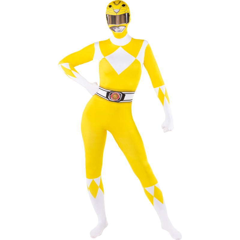 Disfraz de Power Ranger amarillo segunda piel para mujer Bis 2