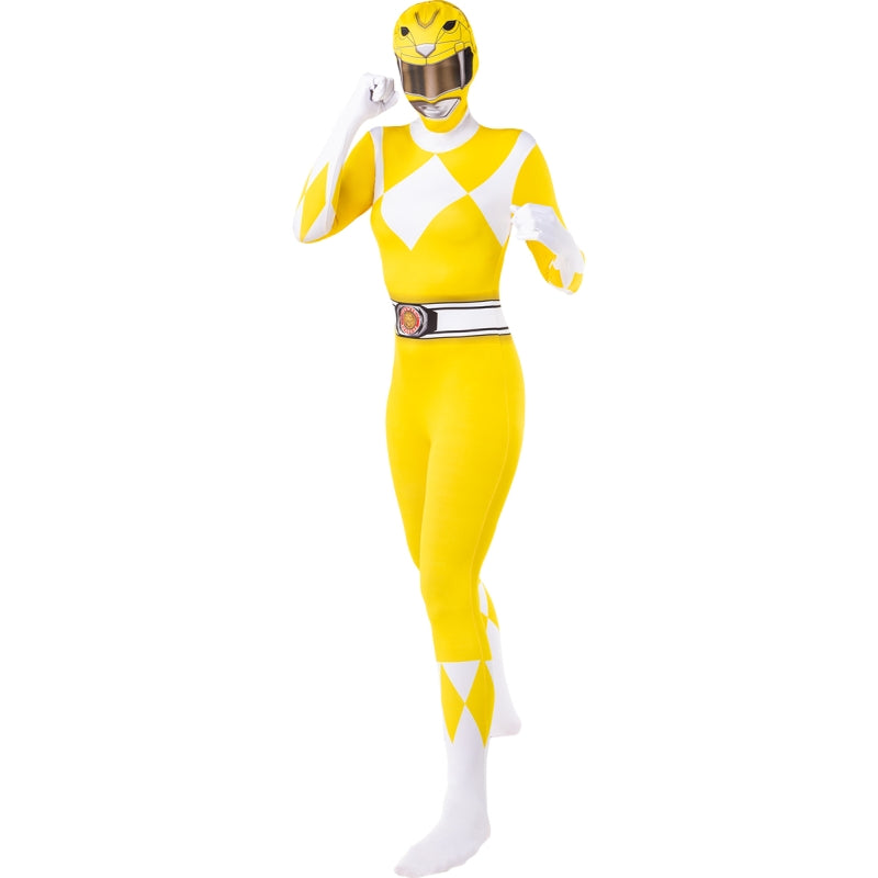 Disfraz de Power Ranger amarillo segunda piel para mujer Bis