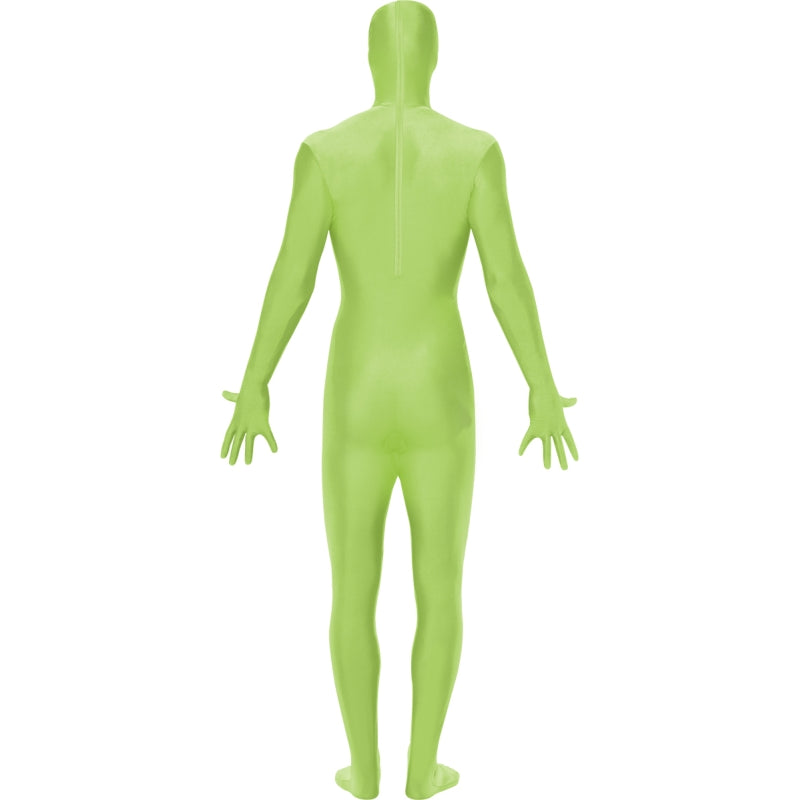 Disfraz de Morphsuit Segunda Piel Verde adulto unisex Espalda