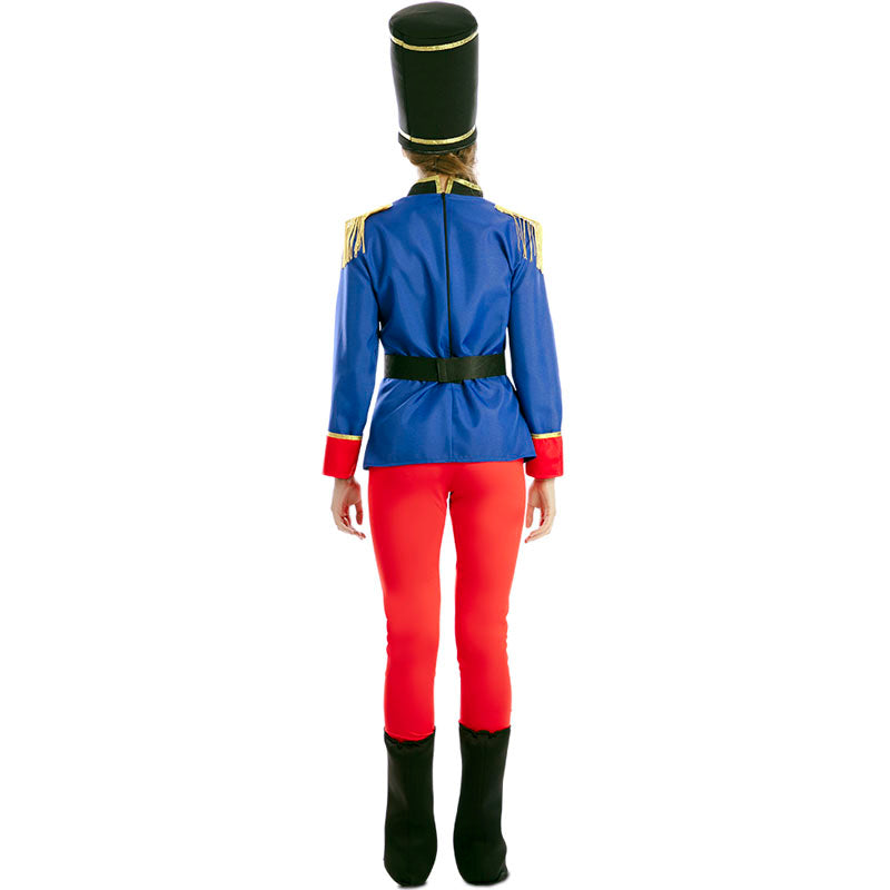 Disfraz de Soldado de juguete Cascanueces para mujer Espalda