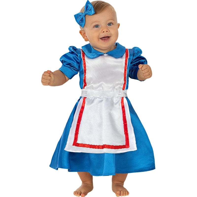 Disfraz de Alicia para bebé Bis