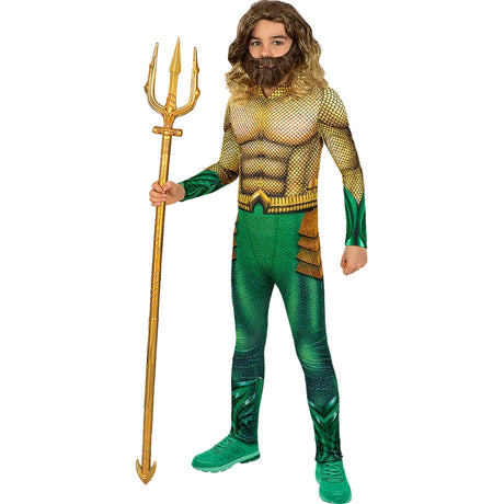Disfraz de Superhéroe Aquaman para niño Bis