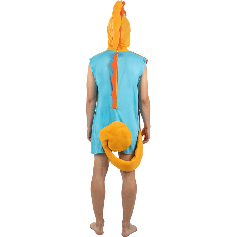 Disfraz de Caballito de Mar Sheldon adulto unisex Espalda