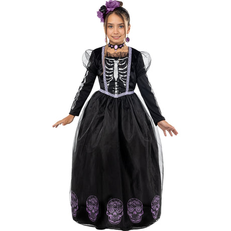 Disfraz de Princesa Esqueleto para niña