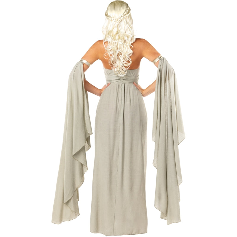 Disfraz de Daenerys Targaryen Khaleesi de Juego de Tronos para mujer Espalda