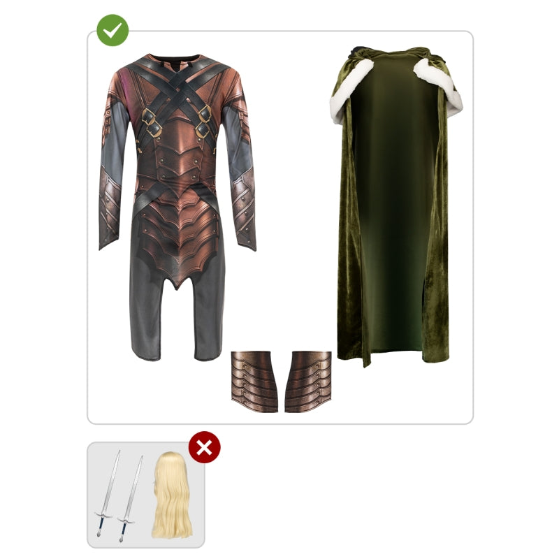 Disfraz de Drizzt DoUrden - Dragones y mazmorras adulto unisex Contenido