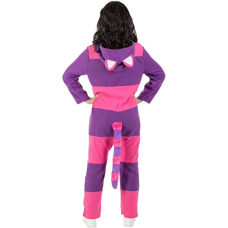 Disfraz de Gato Cheshire Onesie para mujer Espalda