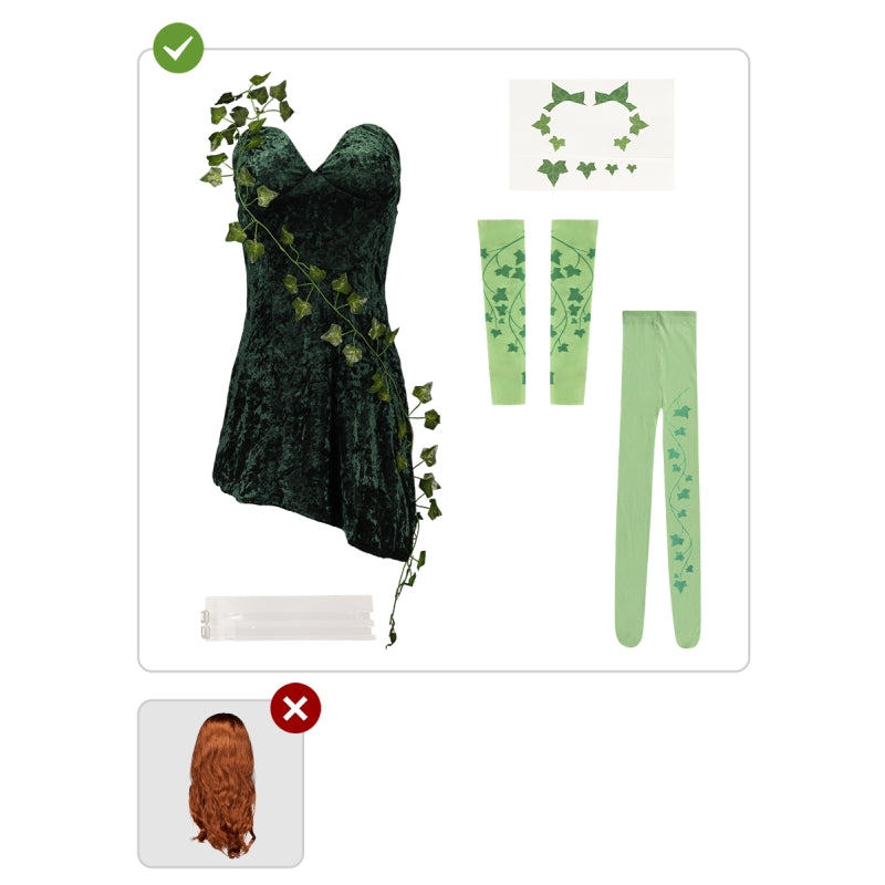 Disfraz de Hiedra Venenosa para mujer Contenido