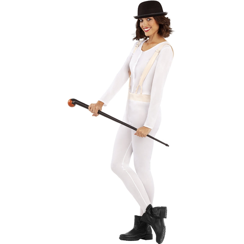 Disfraz de Alex DeLarge de La Naranja Mecánica para mujer Perfil