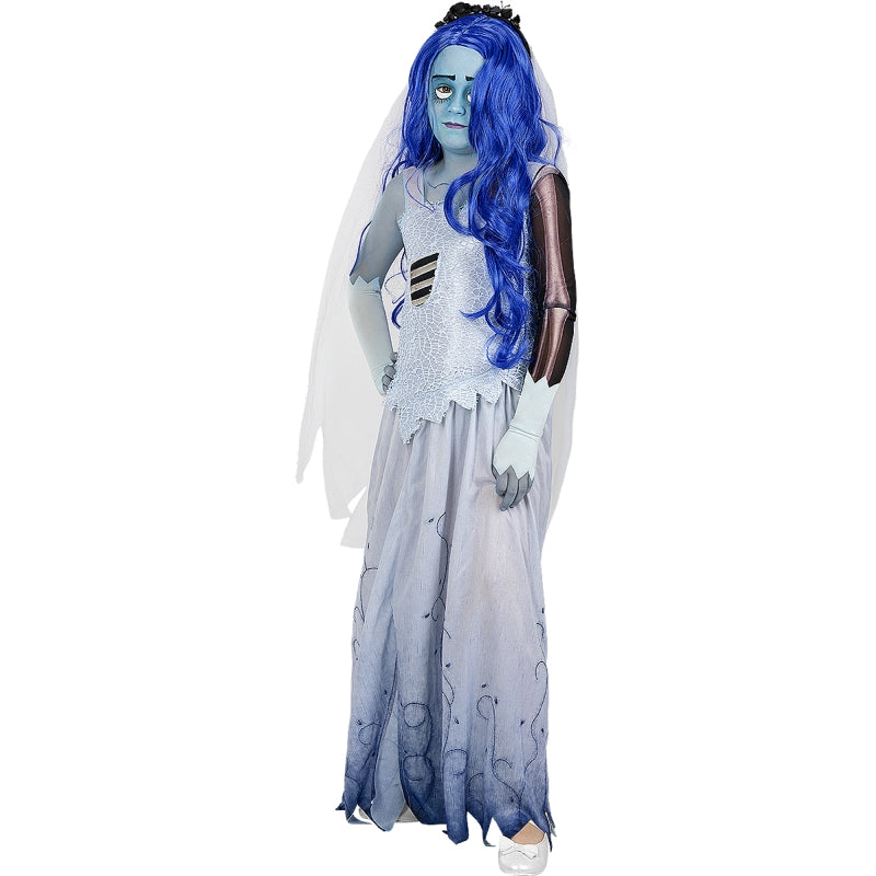 Disfraz de La Novia Cadáver de Tim Burton para niña Bis