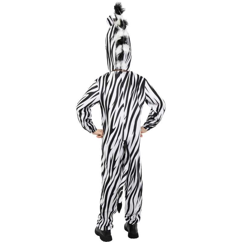 Disfraz de Marty Cebra película Madagascar infantil Espalda