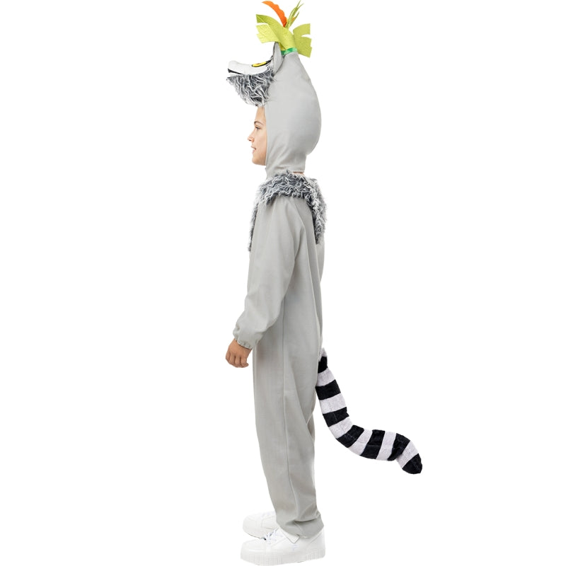 Disfraz de Rey Julien de Madagascar para niño Perfil