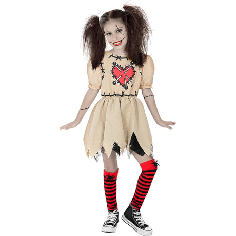 Disfraz de Muñeca Ritual VudĂș para niña Bis