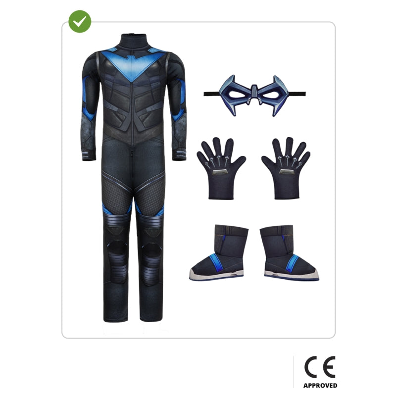 Disfraz de Nightwing - Gotham Knights para niño Contenido