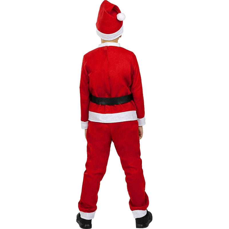 Disfraz de Papá Noel Clásico para niño Espalda