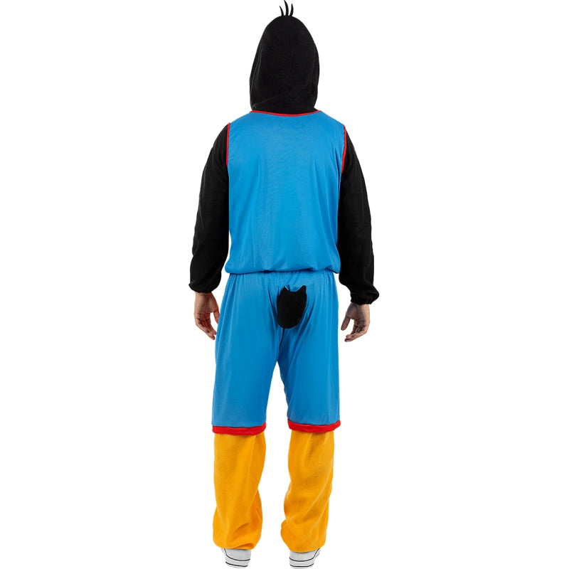 Disfraz de Pato Lucas Space Jam de Looney Tunes adulto unisex Espalda