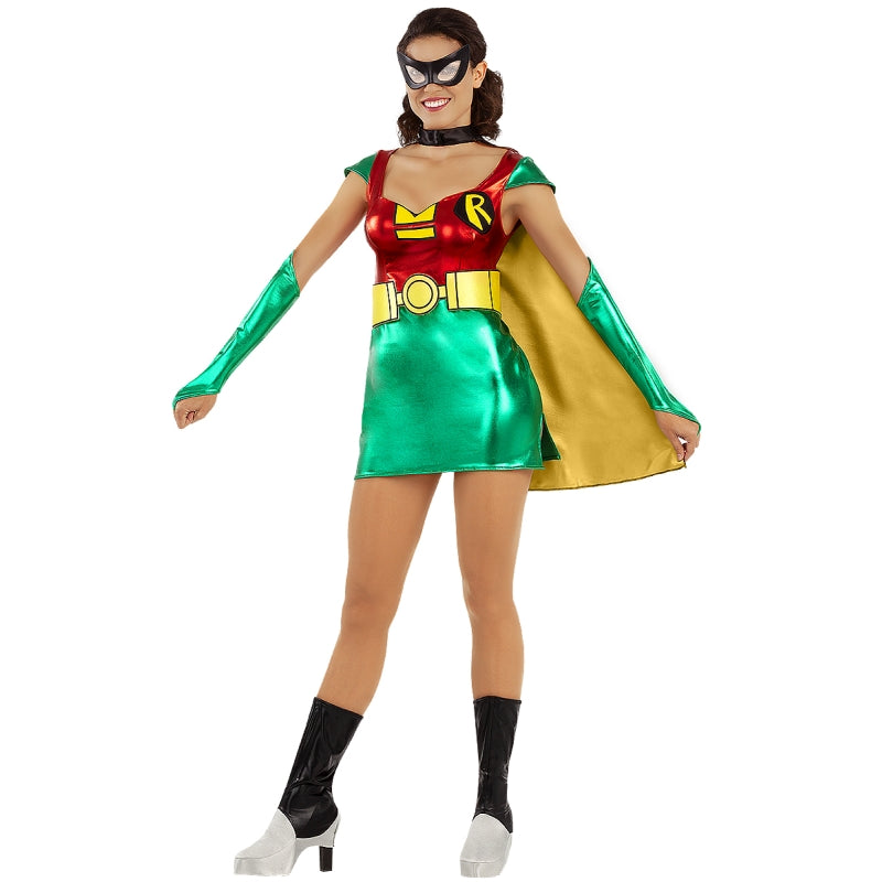 Disfraz de Superheroína Robin Sexy para mujer Bis