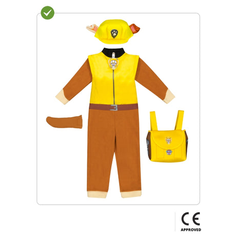 Disfraz de Rubble Patrulla Canina para niño Contenido