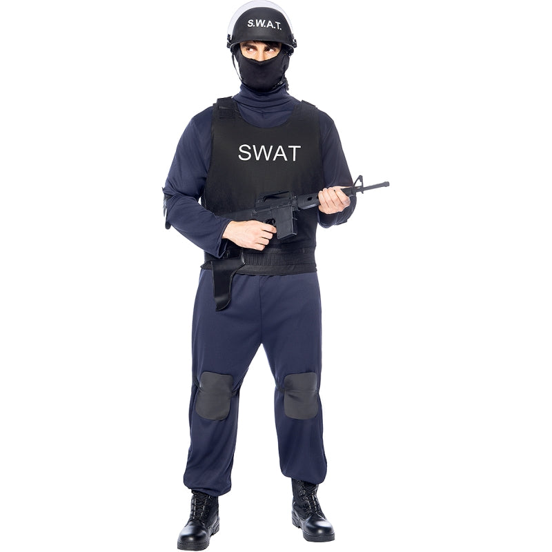 Disfraz de Policía de élite SWAT para hombre Bis