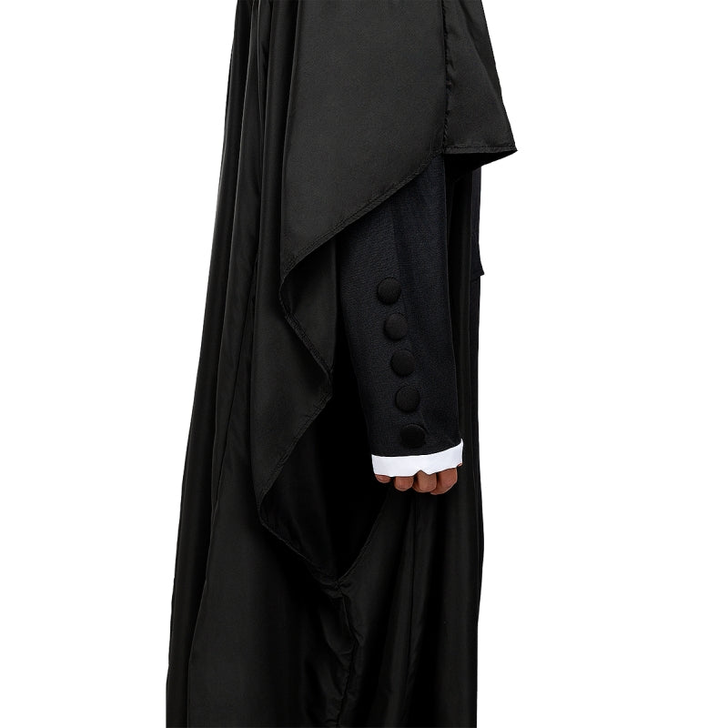 Disfraz de Severus Snape de Harry Potter para hombre Perfil cerca