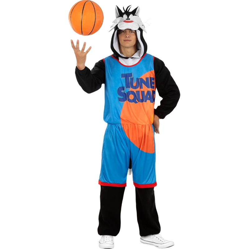 Disfraz de Silvestre Space Jam de Looney Tunes adulto unisex Detalle