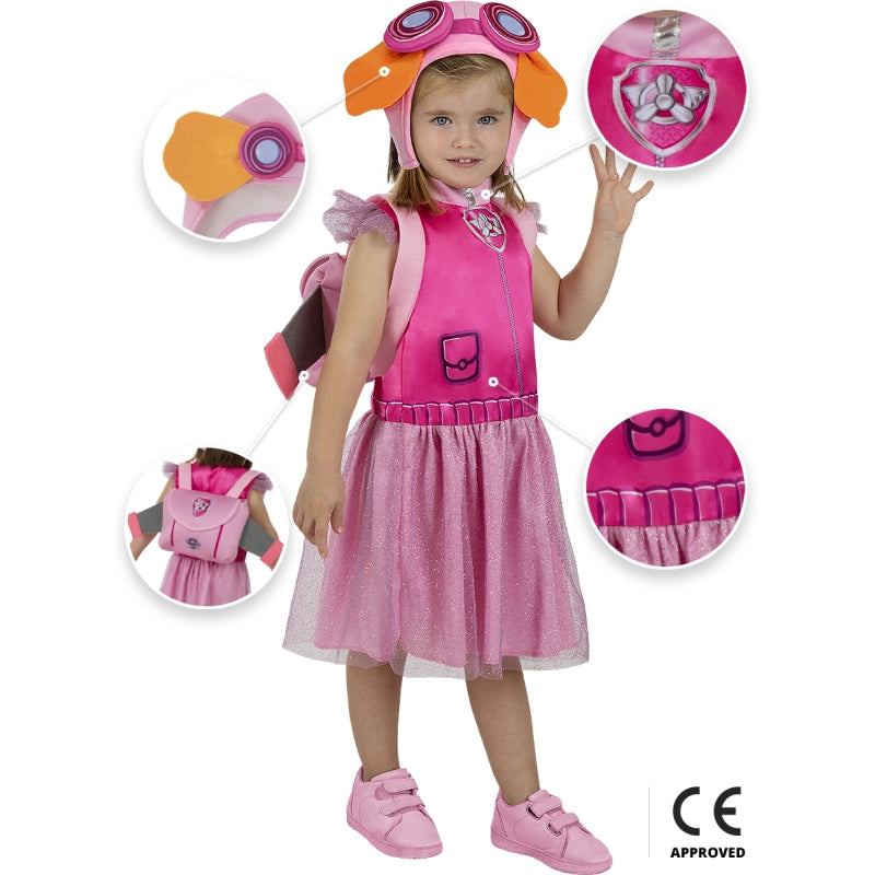 Disfraz de Policía Skye - Paw Patrol® para niña Detalle