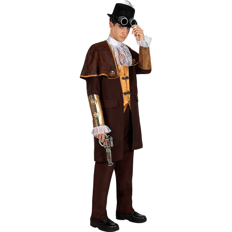 Disfraz de Steampunk elegante para hombre Perfil