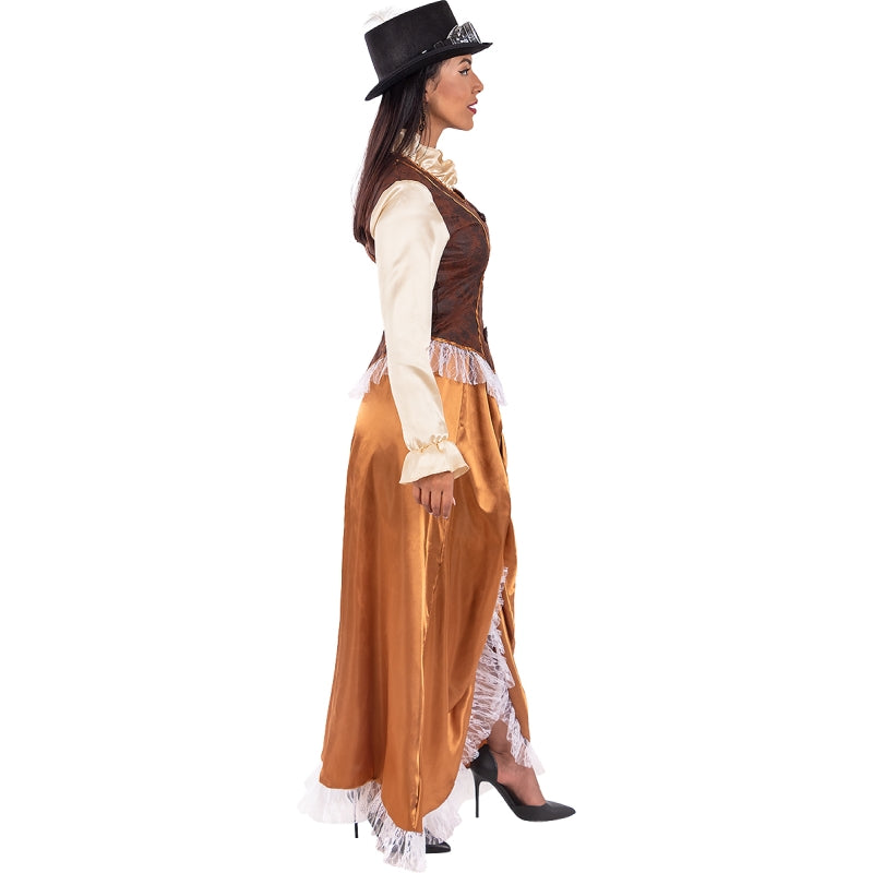 Disfraz de Steampunk Largo para mujer Perfil