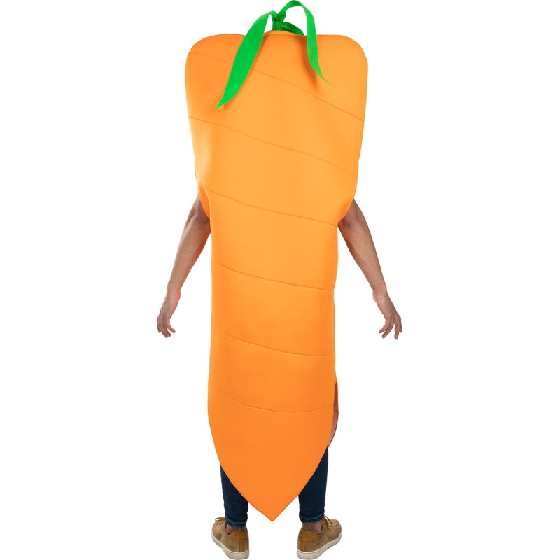 Disfraz de Zanahoria Ecológica adulto unisex Espalda