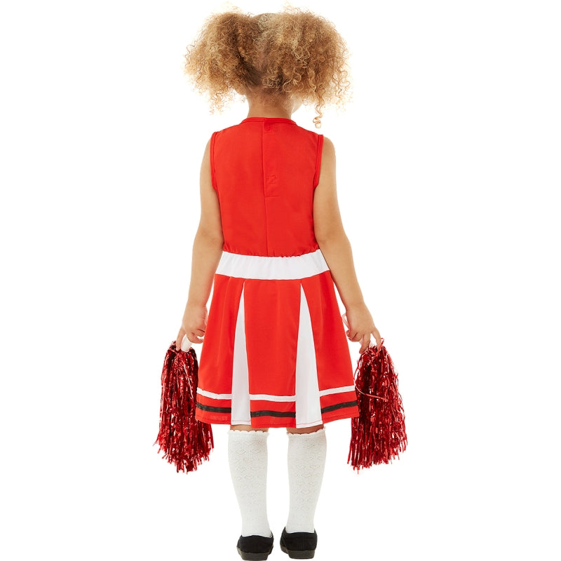Disfraz de Animadora para niña Espalda