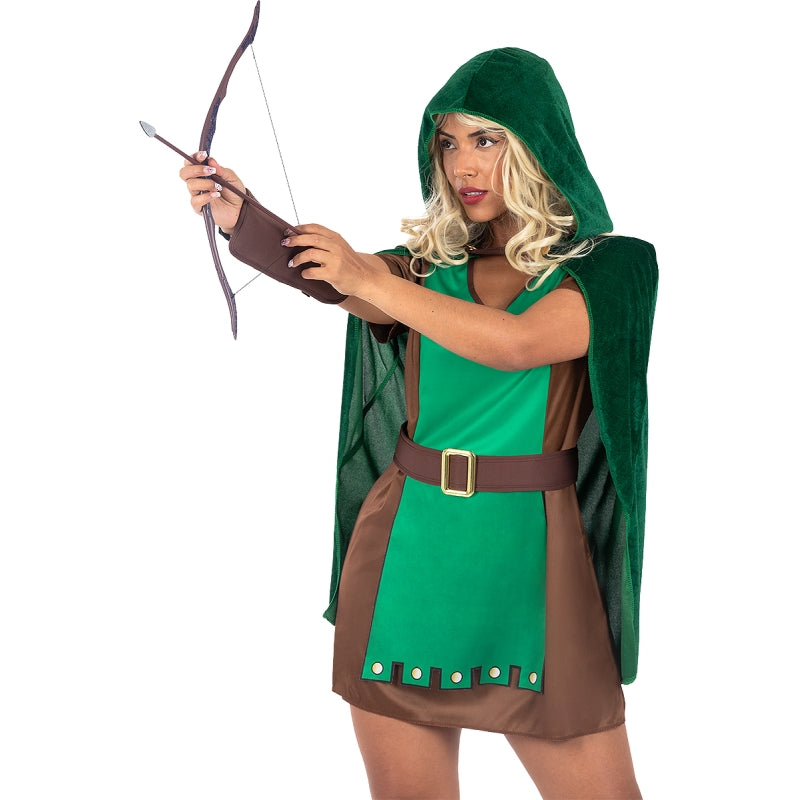 Disfraz de Arquera Robin para mujer Bis