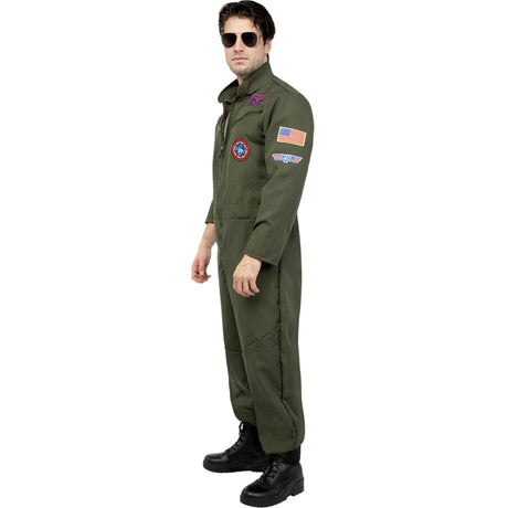 Disfraz de Piloto de Combate de Top Gun para hombre Perfil