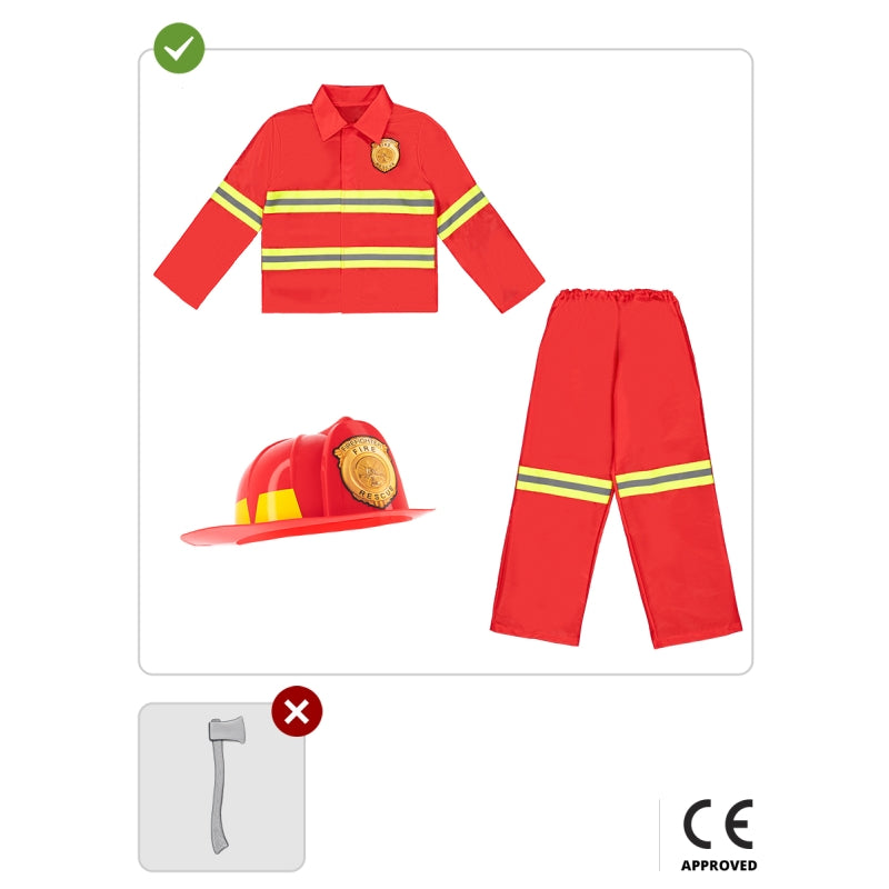 Disfraz de Bombero Unisex infantil Contenido