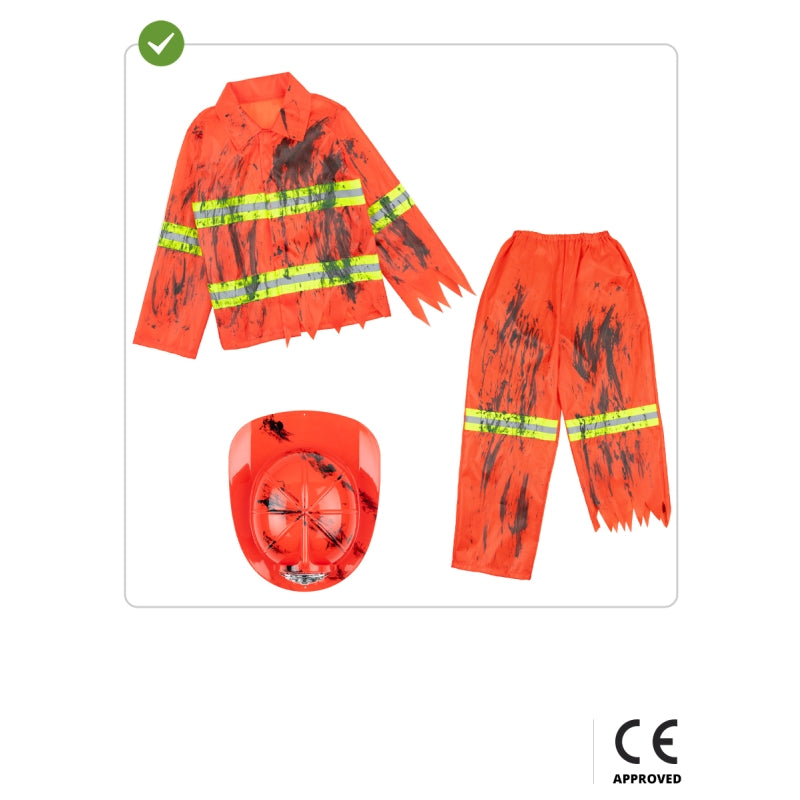 Déguisement Pompier Zombie garçon