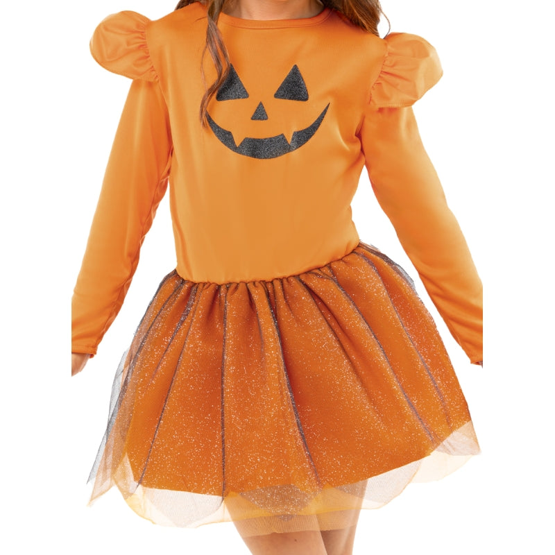 Disfraz de Calabaza Tutú Gloss para niña Detalle