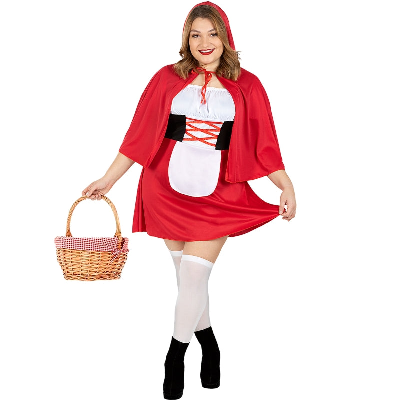 Disfraz de Caperucita Roja Clásica para mujer Talla Grande