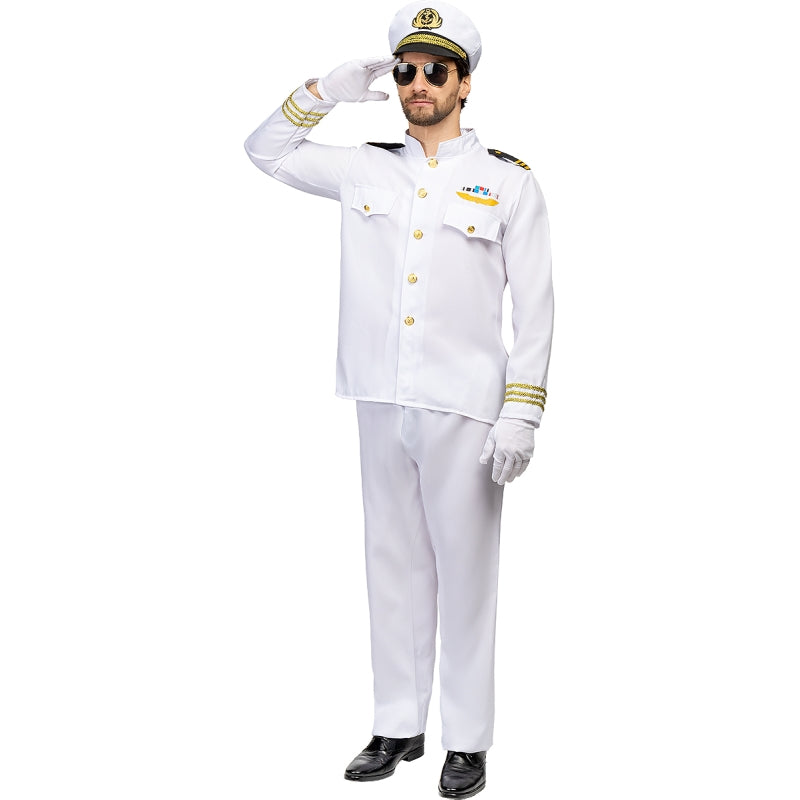 Disfraz de Capitán de la Marina para hombre