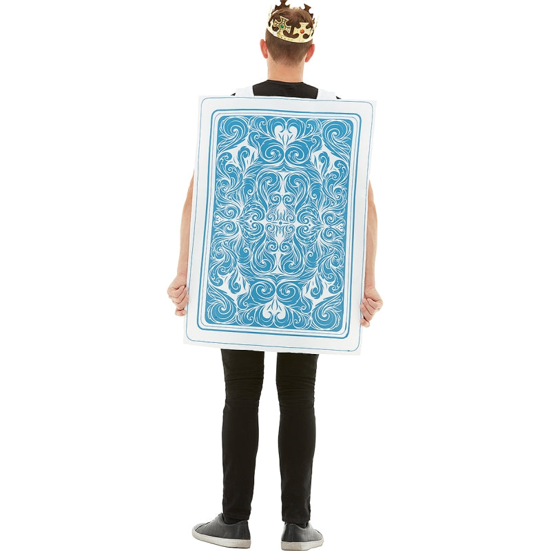 Disfraz de Carta de Póker Rey de Corazones adulto unisex Espalda