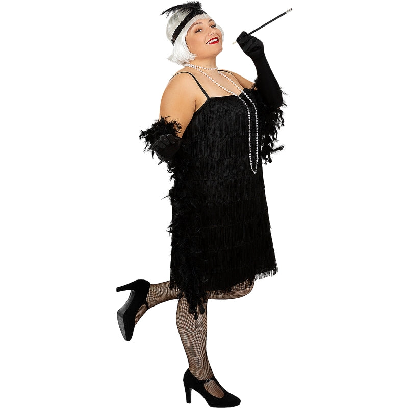 Disfraz de Charlestón para mujer Perfil Talla grande