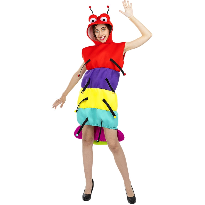 Disfraz de Ciempiés adulto unisex Mujer