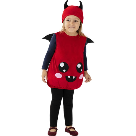 Disfraz de Diablo con ojos para niño Bis