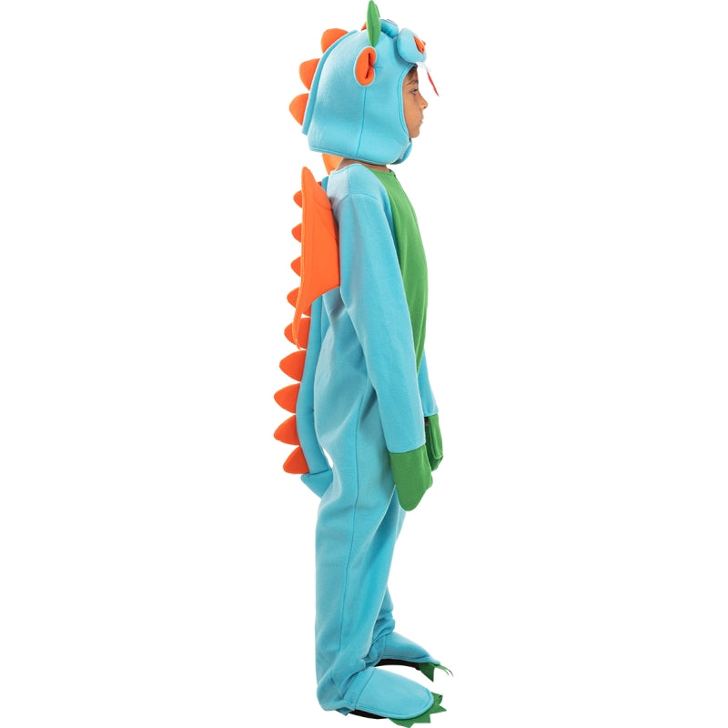 Disfraz de Dragón Azul Kigurumi infantil Perfil