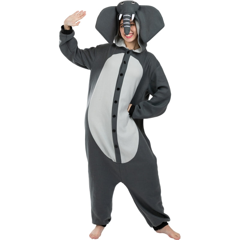 Disfraz de Pijama Elefante Onesie adulto unisex