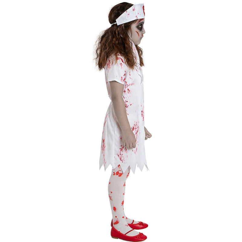 Disfraz de Doctora Zombie Sangrienta para niña Perfil