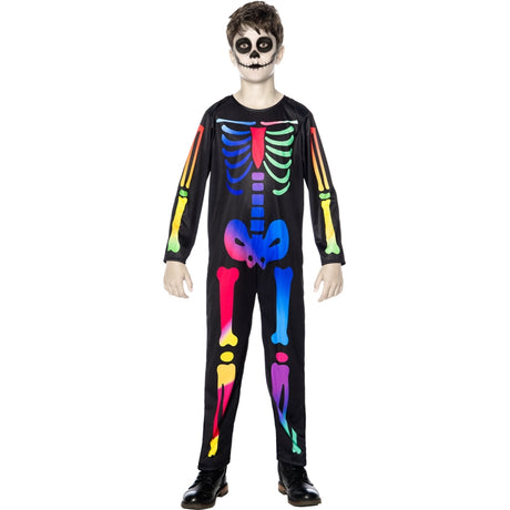 Disfraz de Esqueleto Colores para niño