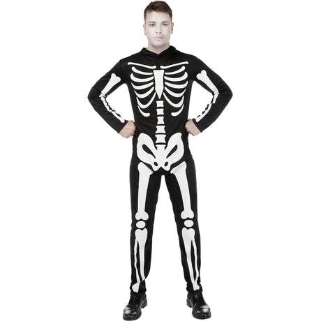 Disfraz de Esqueleto Clásico para hombre Bis