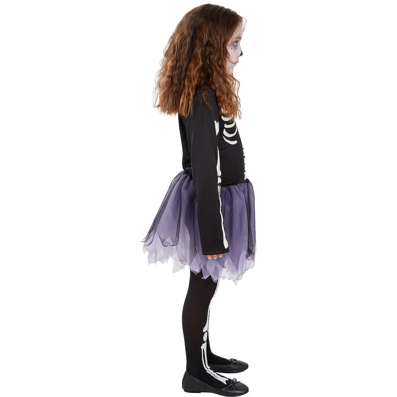 Disfraz de Esqueleto para niña Perfil