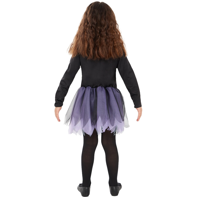 Disfraz de Esqueleto para niña Espalda